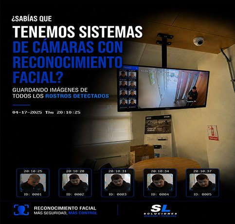 Sistema de videovigilancia con reconocimiento facial y registro de rostros detectados
